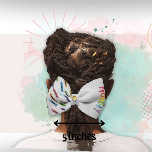 Bella's Eve Hair Bow Clip Back to School Days of the Week Hair Bow Clip by Bella's Eve