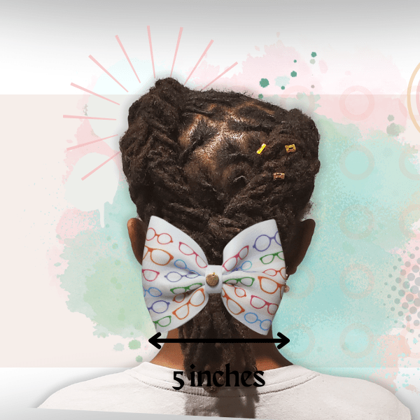 Bella's Eve Hair Bow Clip Back to School Eyeglasses Hair Bow Clip by Bella's Eve