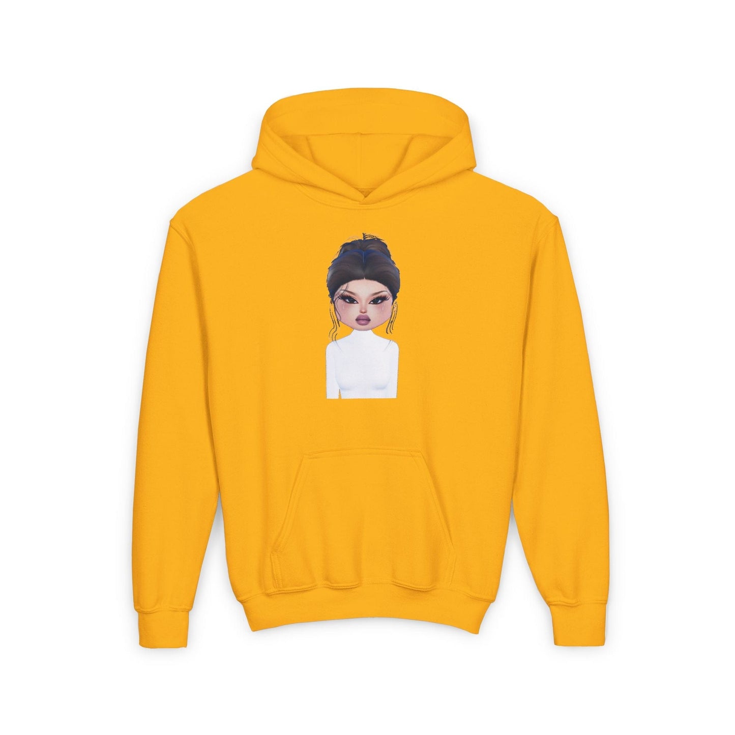 Printify Kids clothes S / Gold Lana DTI Dress to Impress Roblox Fashion Game Youth Hoodie