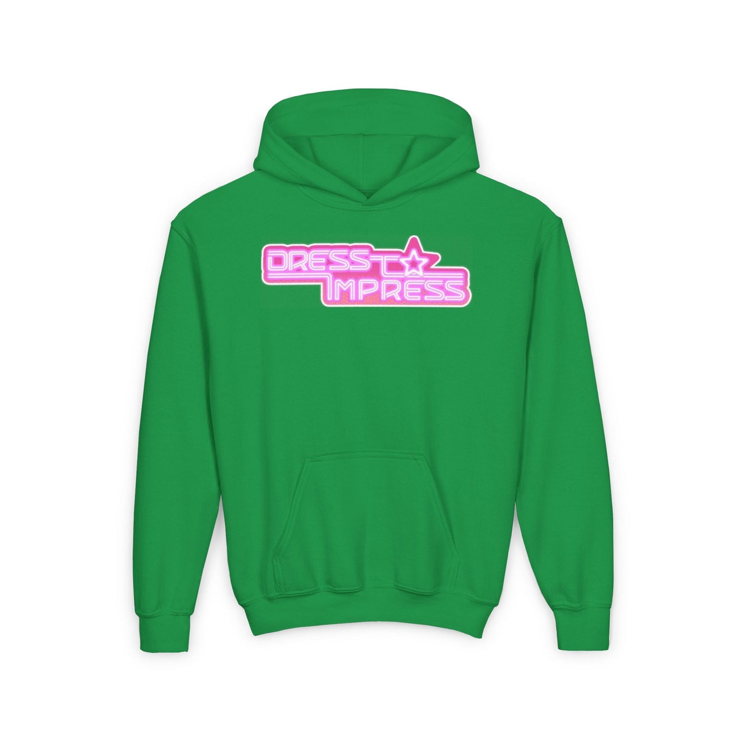 Printify Kids clothes S / Irish Green I play Dress to Impress with my BADDIES DTI Dress to Impress Roblox Fashion Game Youth Hoodie