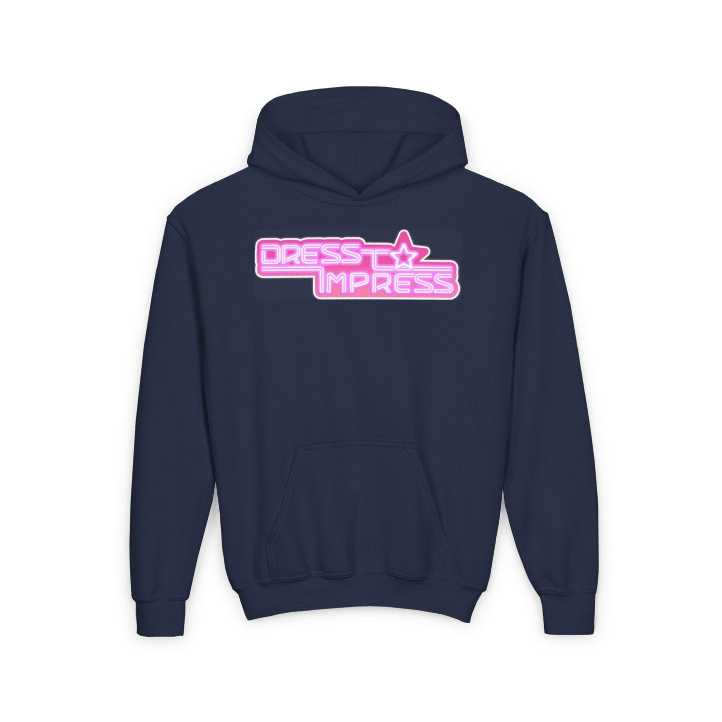 Printify Kids clothes S / Navy I play Dress to Impress with my BADDIES DTI Dress to Impress Roblox Fashion Game Youth Hoodie