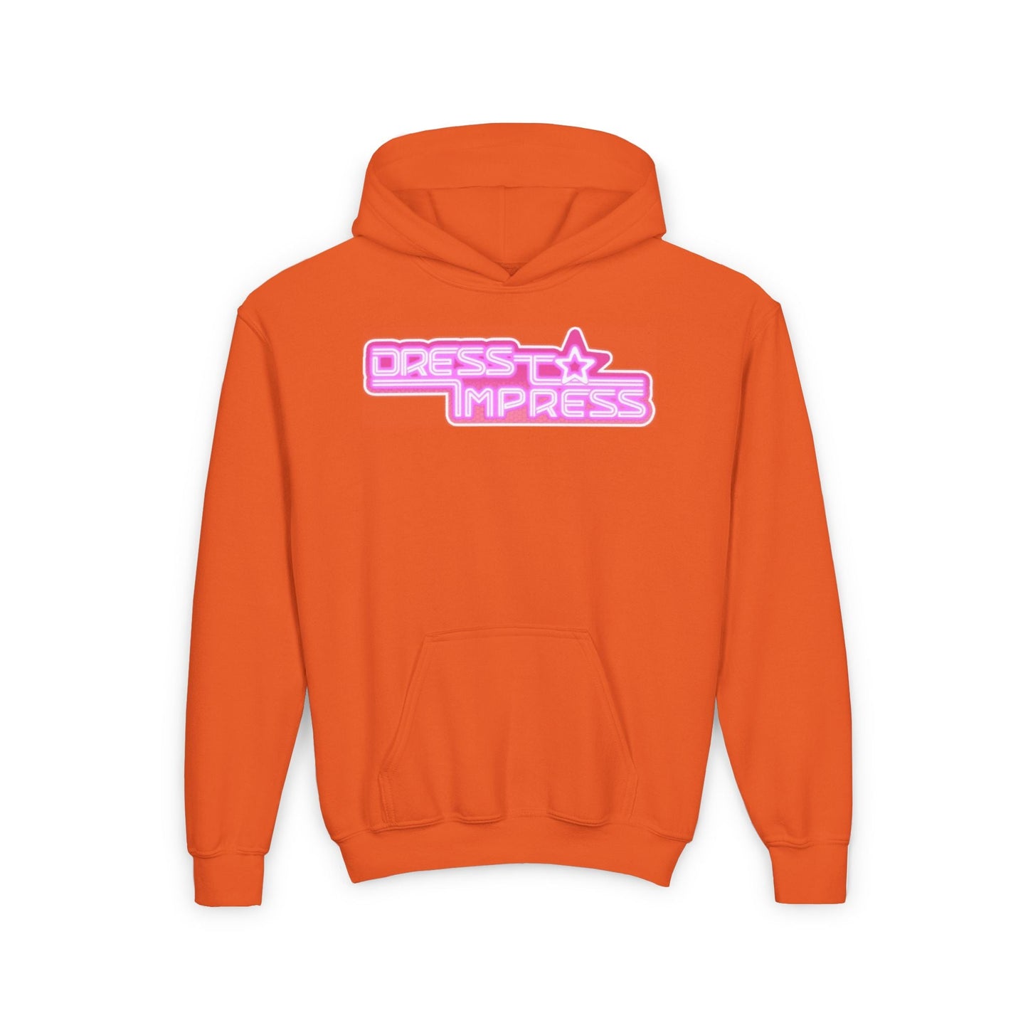 Printify Kids clothes S / Orange I play Dress to Impress with my BADDIES DTI Dress to Impress Roblox Fashion Game Youth Hoodie