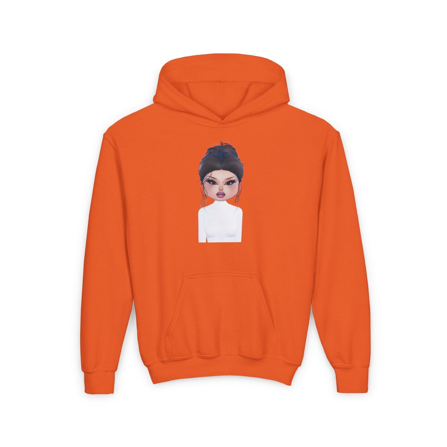 Printify Kids clothes S / Orange Lana DTI Dress to Impress Roblox Fashion Game Youth Hoodie