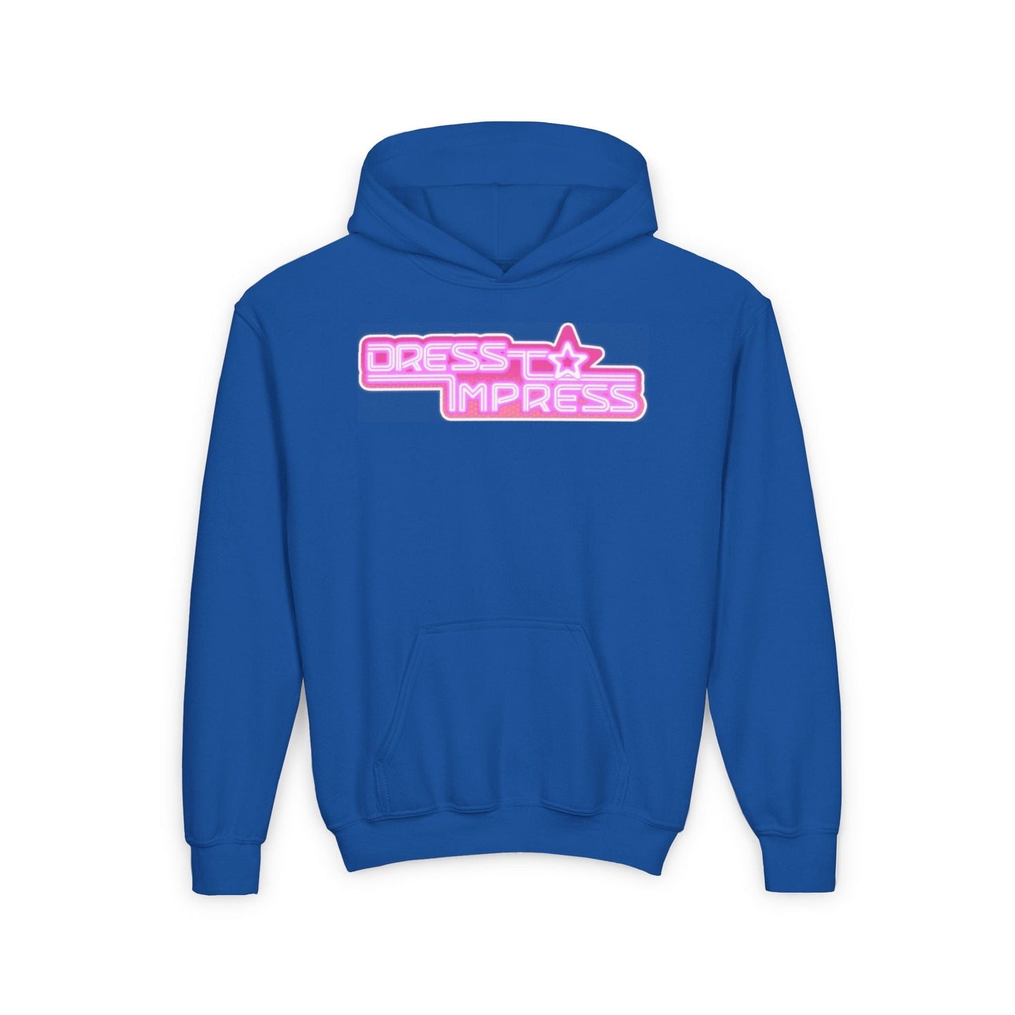 Printify Kids clothes S / Royal I play Dress to Impress with my BADDIES DTI Dress to Impress Roblox Fashion Game Youth Hoodie