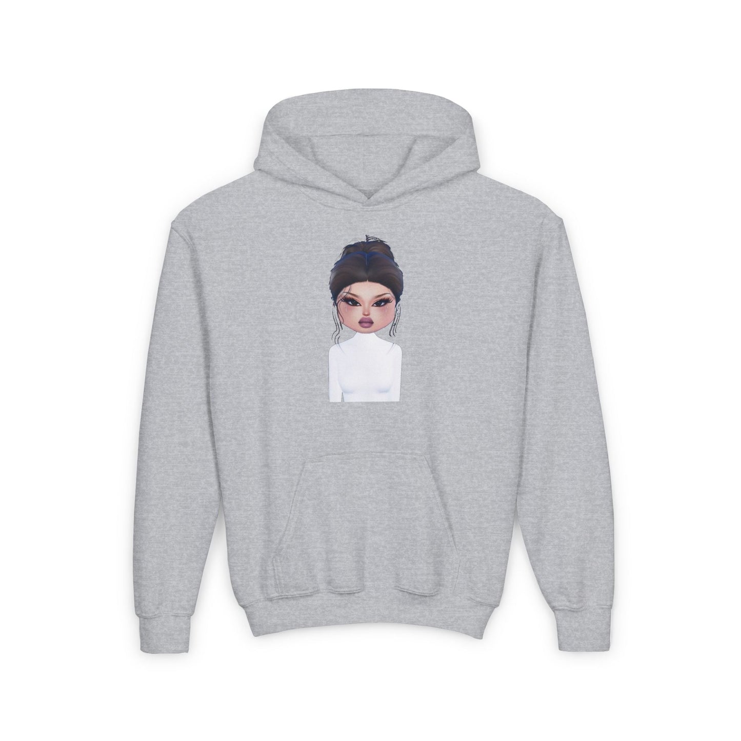 Printify Kids clothes S / Sport Grey Lana DTI Dress to Impress Roblox Fashion Game Youth Hoodie