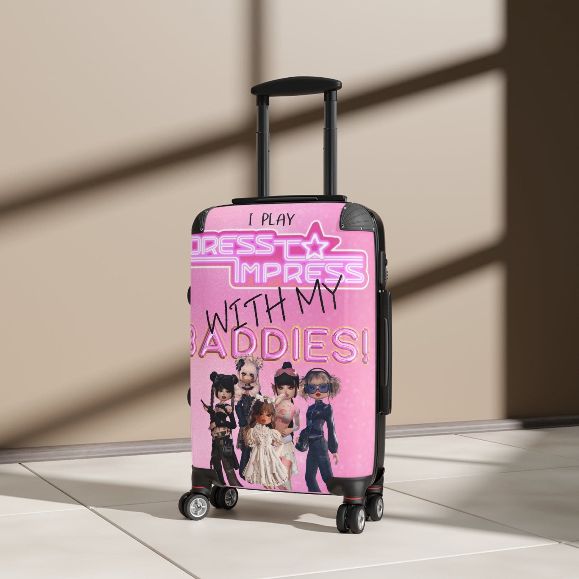 Printify Bags Small / Black I play Dress to Impress with my BADDIES DTI Dress to Impress Roblox Fashion Game Suitcase
