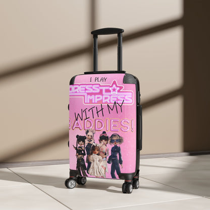 Printify Bags Small / Black I play Dress to Impress with my BADDIES DTI Dress to Impress Roblox Fashion Game Suitcase