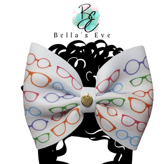 Bella's Eve Hair Bow Clip Back to School Eyeglasses Hair Bow Clip by Bella's Eve