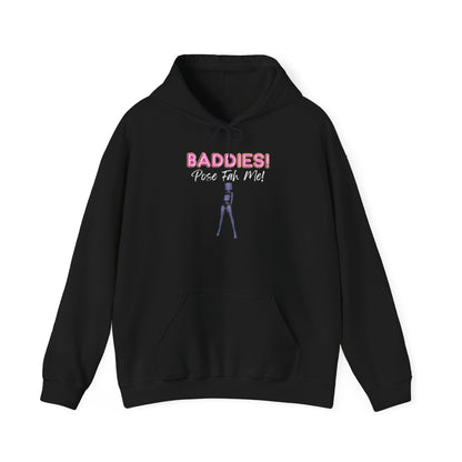 Printify Hoodie S / Black BADDIES Pose Fah Me Pose 28 DTI Dress to Impress Roblox Fashion Game Unisex Heavy Blend™ Hooded Sweatshirt