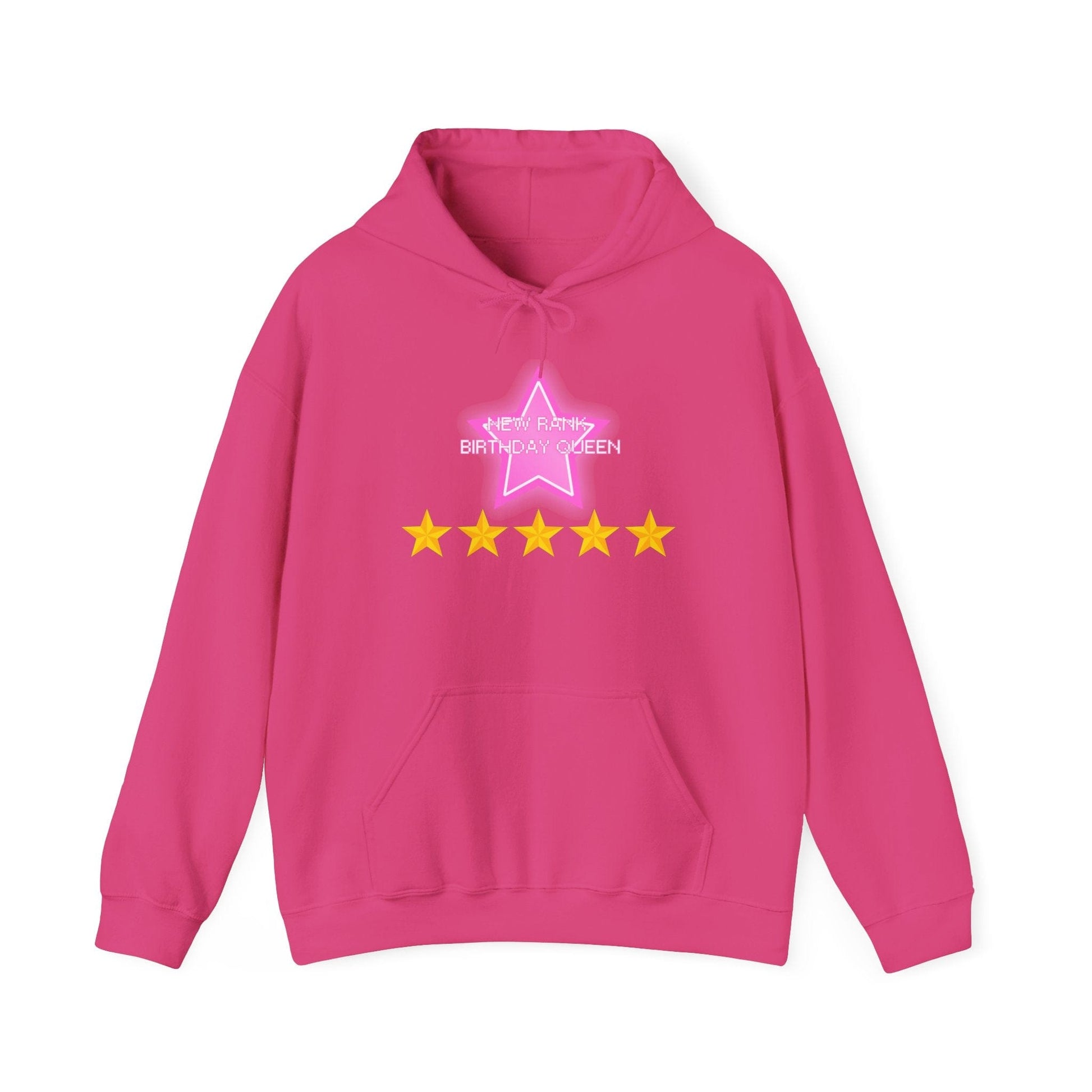 Printify Hoodie S / Heliconia New Rank BIRTHDAY QUEEN DTI Dress to Impress Roblox Fashion Game Unisex Heavy Blend™ Hooded Sweatshirt