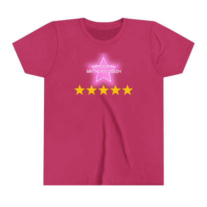 Printify Kids clothes Berry / S NEW RANK Birthday Queen Dress to Impress with my BADDIES DTI Dress to Impress Roblox Fashion Game Youth Short Sleeve Tee