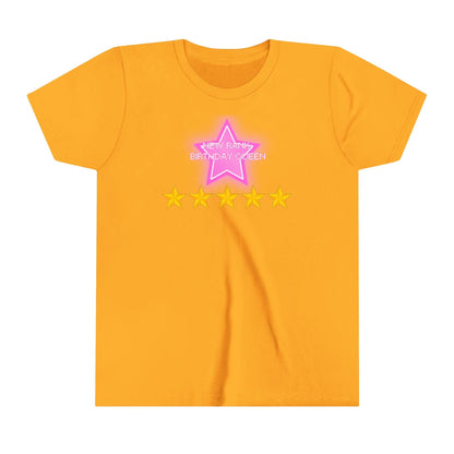 Printify Kids clothes Gold / S NEW RANK Birthday Queen Dress to Impress with my BADDIES DTI Dress to Impress Roblox Fashion Game Youth Short Sleeve Tee