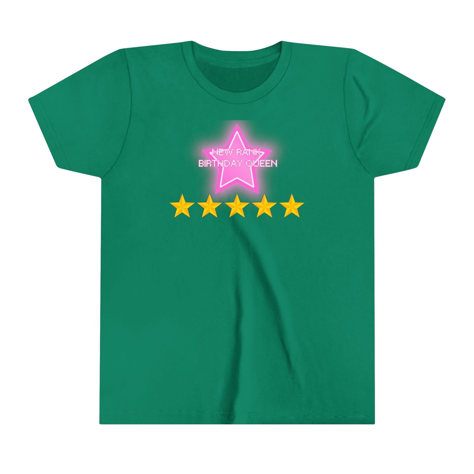 Printify Kids clothes Kelly / S NEW RANK Birthday Queen Dress to Impress with my BADDIES DTI Dress to Impress Roblox Fashion Game Youth Short Sleeve Tee