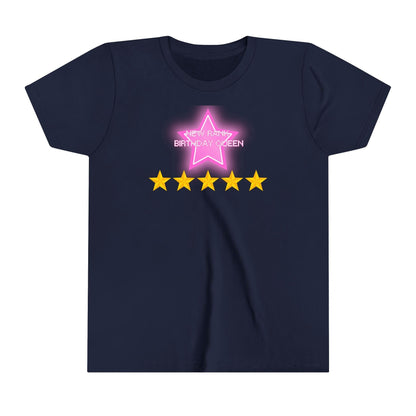 Printify Kids clothes Navy / S NEW RANK Birthday Queen Dress to Impress with my BADDIES DTI Dress to Impress Roblox Fashion Game Youth Short Sleeve Tee
