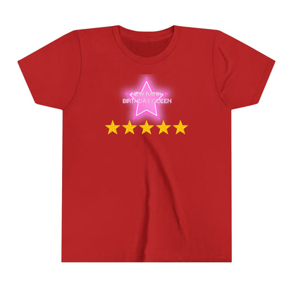 Printify Kids clothes Red / S NEW RANK Birthday Queen Dress to Impress with my BADDIES DTI Dress to Impress Roblox Fashion Game Youth Short Sleeve Tee