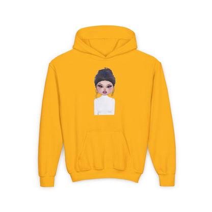 Printify Kids clothes S / Gold Lana DTI Dress to Impress Roblox Fashion Game Youth Hoodie