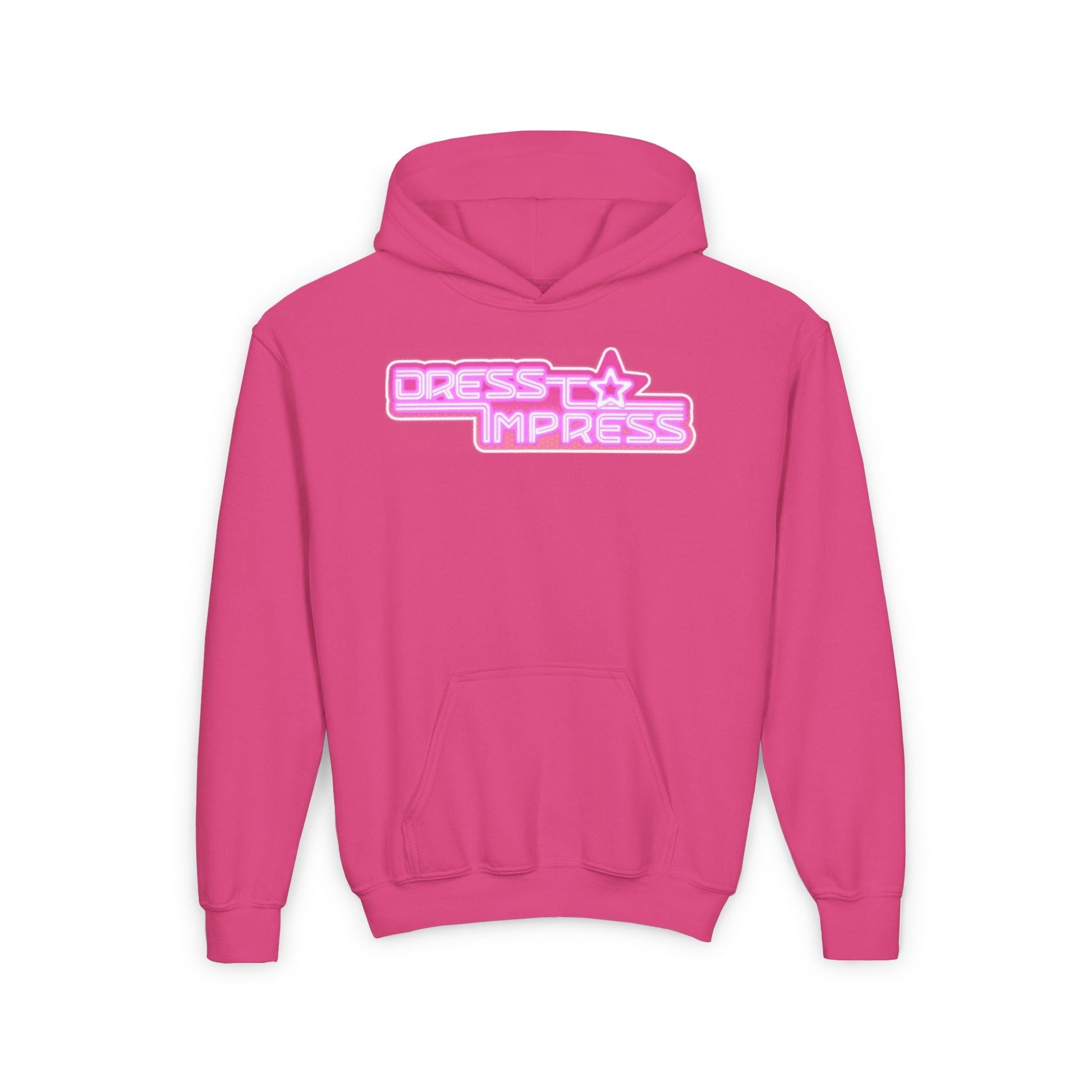 Printify Kids clothes S / Heliconia I play Dress to Impress with my BADDIES DTI Dress to Impress Roblox Fashion Game Youth Hoodie