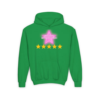 Printify Kids clothes S / Irish Green NEW RANK Birthday Queen DTI Dress to Impress Roblox Fashion Game Youth Hoodie