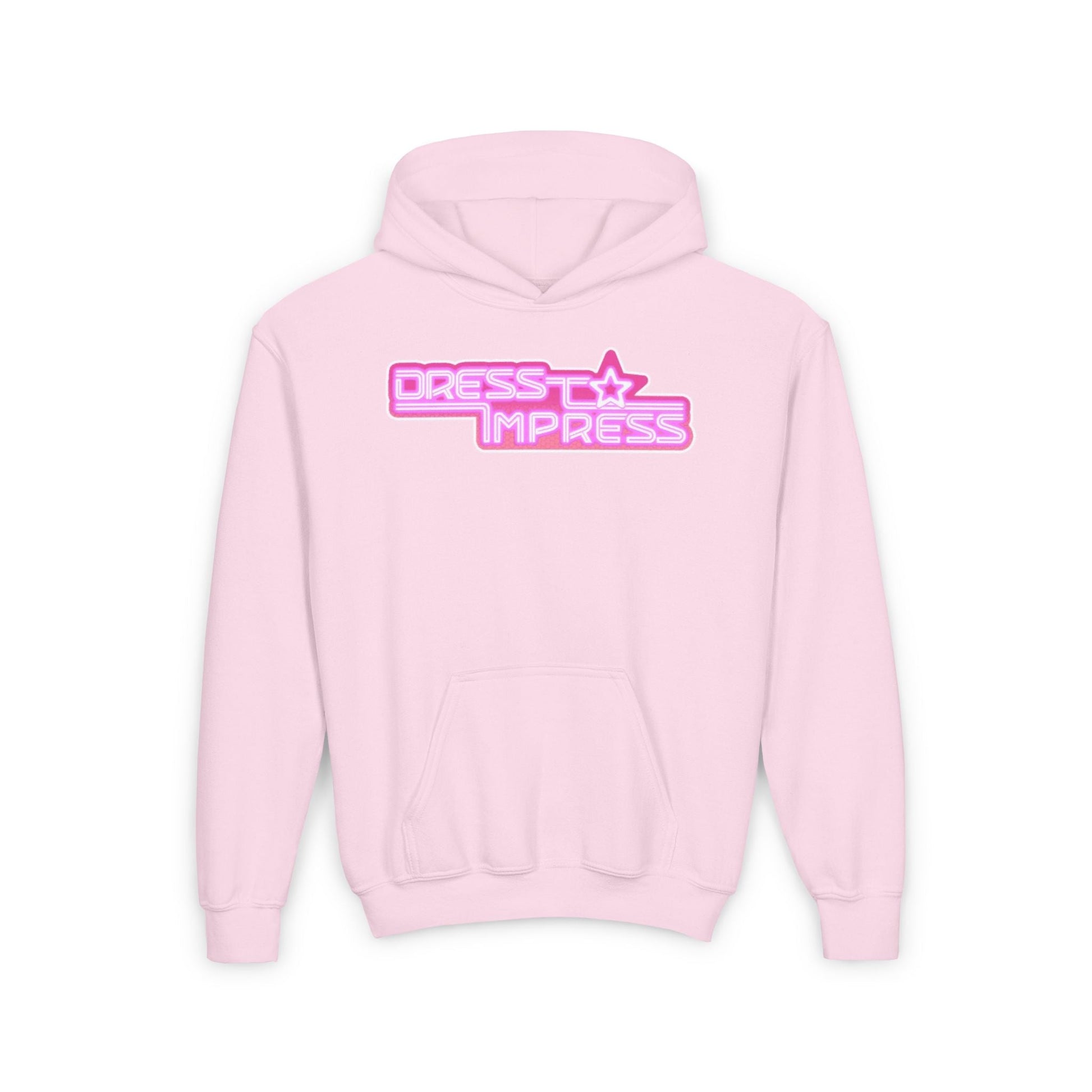 Printify Kids clothes S / Light Pink I play Dress to Impress with my BADDIES DTI Dress to Impress Roblox Fashion Game Youth Hoodie
