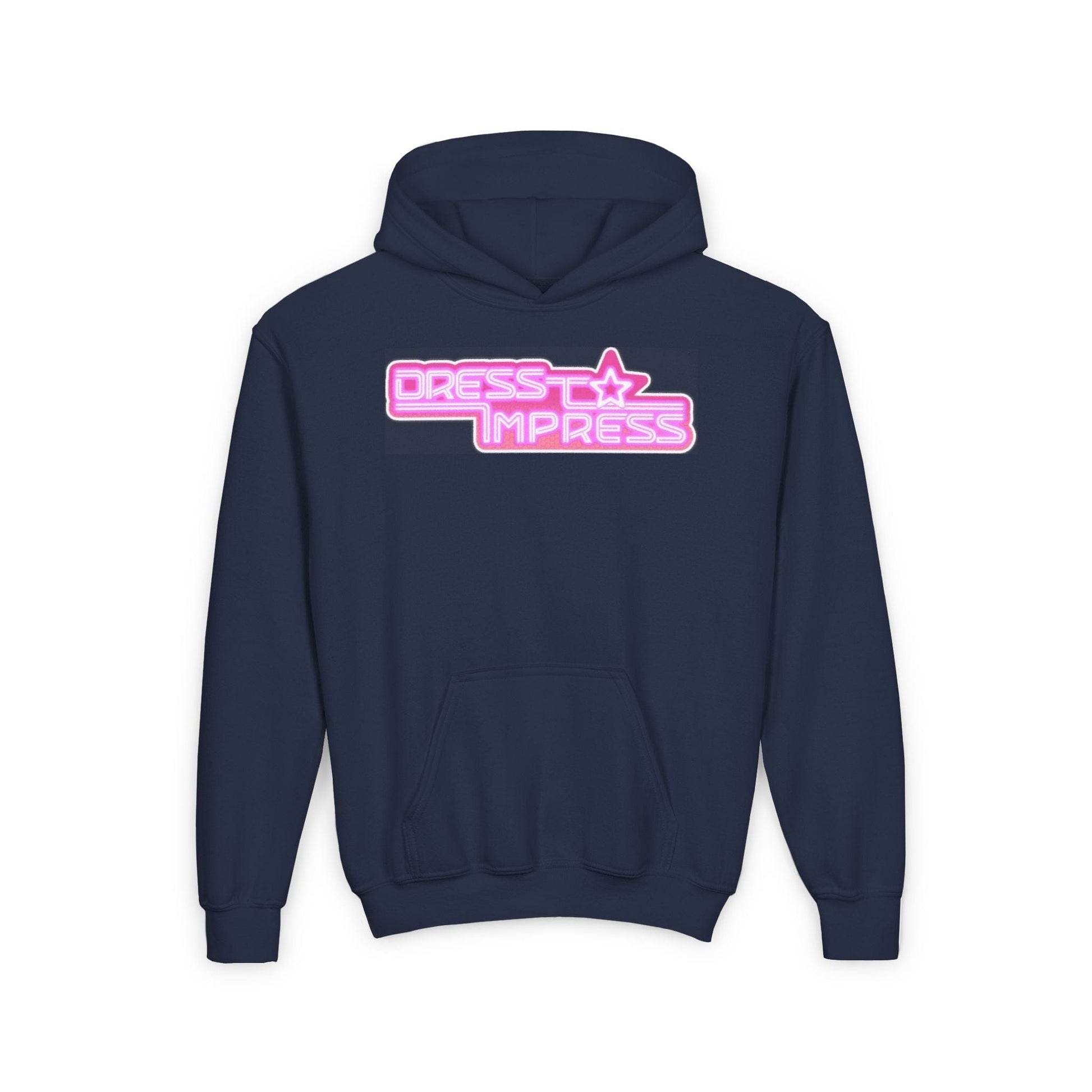 Printify Kids clothes S / Navy I play Dress to Impress with my BADDIES DTI Dress to Impress Roblox Fashion Game Youth Hoodie