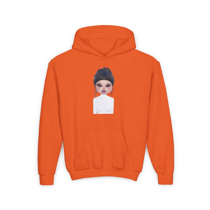 Printify Kids clothes S / Orange Lana DTI Dress to Impress Roblox Fashion Game Youth Hoodie