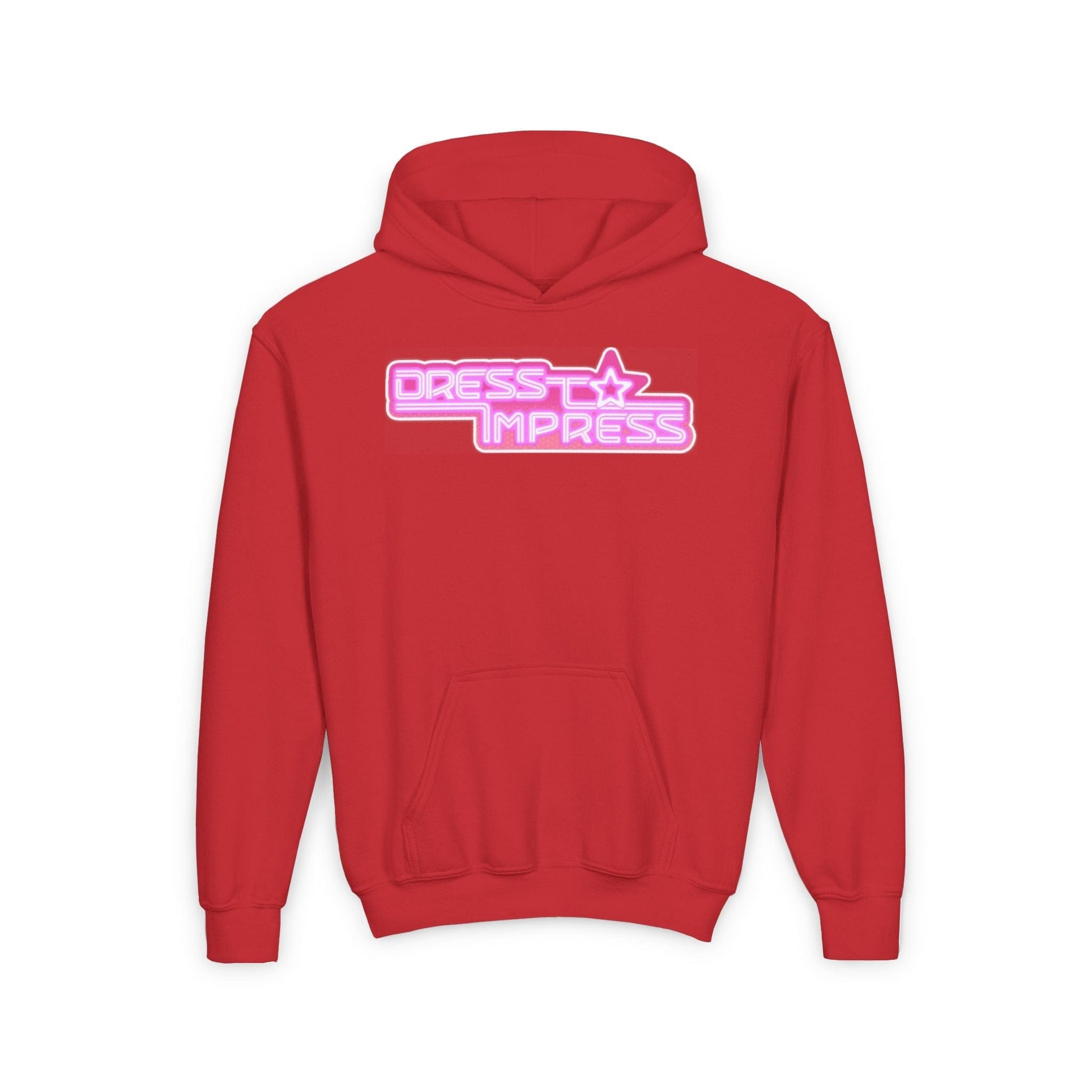 Printify Kids clothes S / Red I play Dress to Impress with my BADDIES DTI Dress to Impress Roblox Fashion Game Youth Hoodie