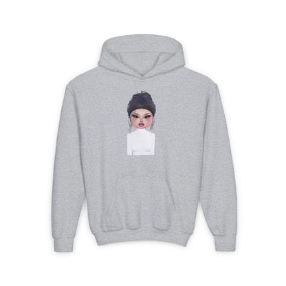 Printify Kids clothes S / Sport Grey Lana DTI Dress to Impress Roblox Fashion Game Youth Hoodie