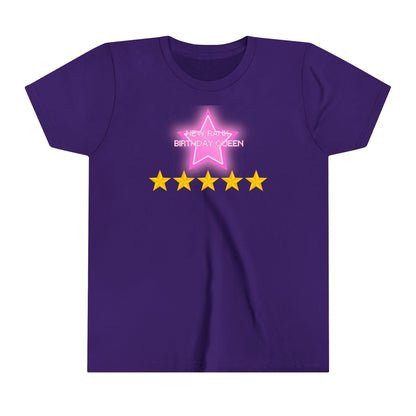 Printify Kids clothes Team Purple / S NEW RANK Birthday Queen Dress to Impress with my BADDIES DTI Dress to Impress Roblox Fashion Game Youth Short Sleeve Tee
