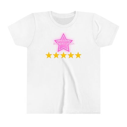 Printify Kids clothes White / S NEW RANK Birthday Queen Dress to Impress with my BADDIES DTI Dress to Impress Roblox Fashion Game Youth Short Sleeve Tee
