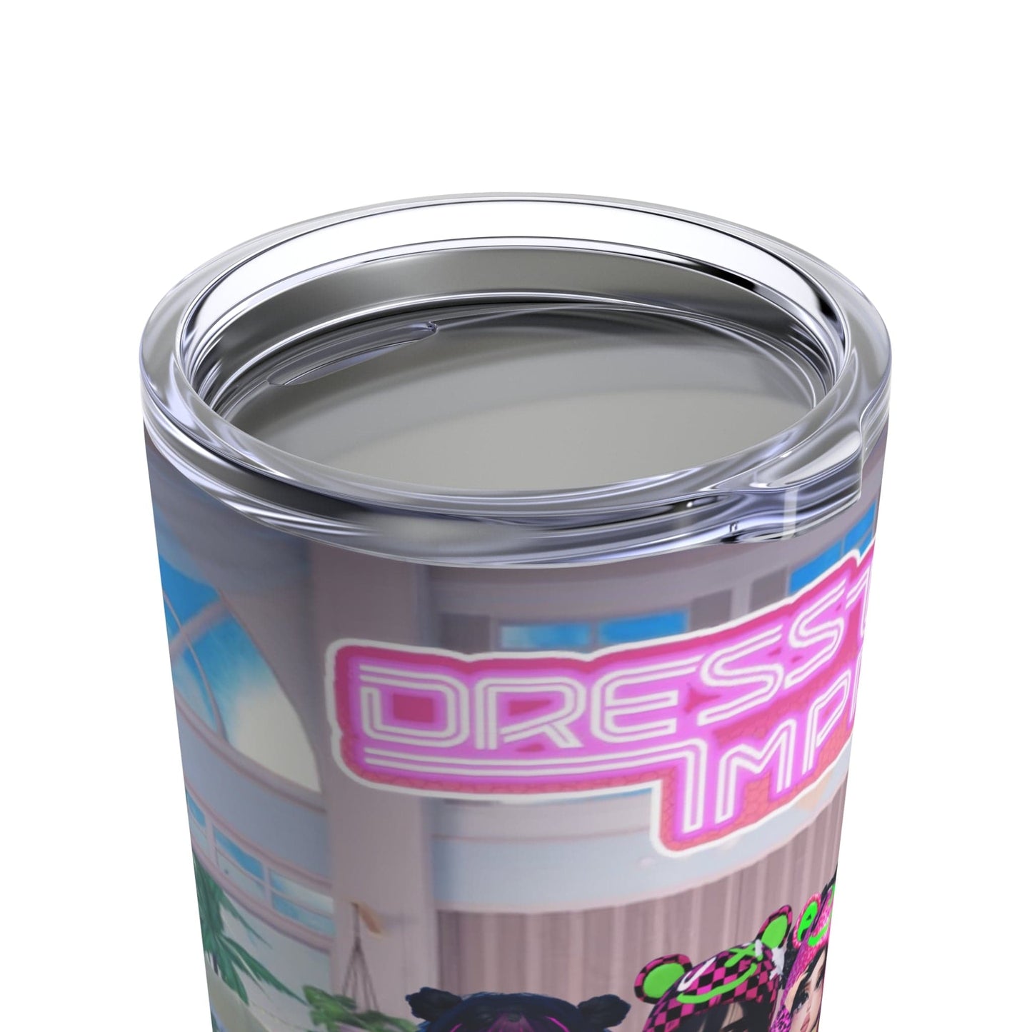 Printify Mug 20oz Scene Dress to Impress BADDIES DTI Dress to Impress Roblox Fashion Game 20oz Tumbler