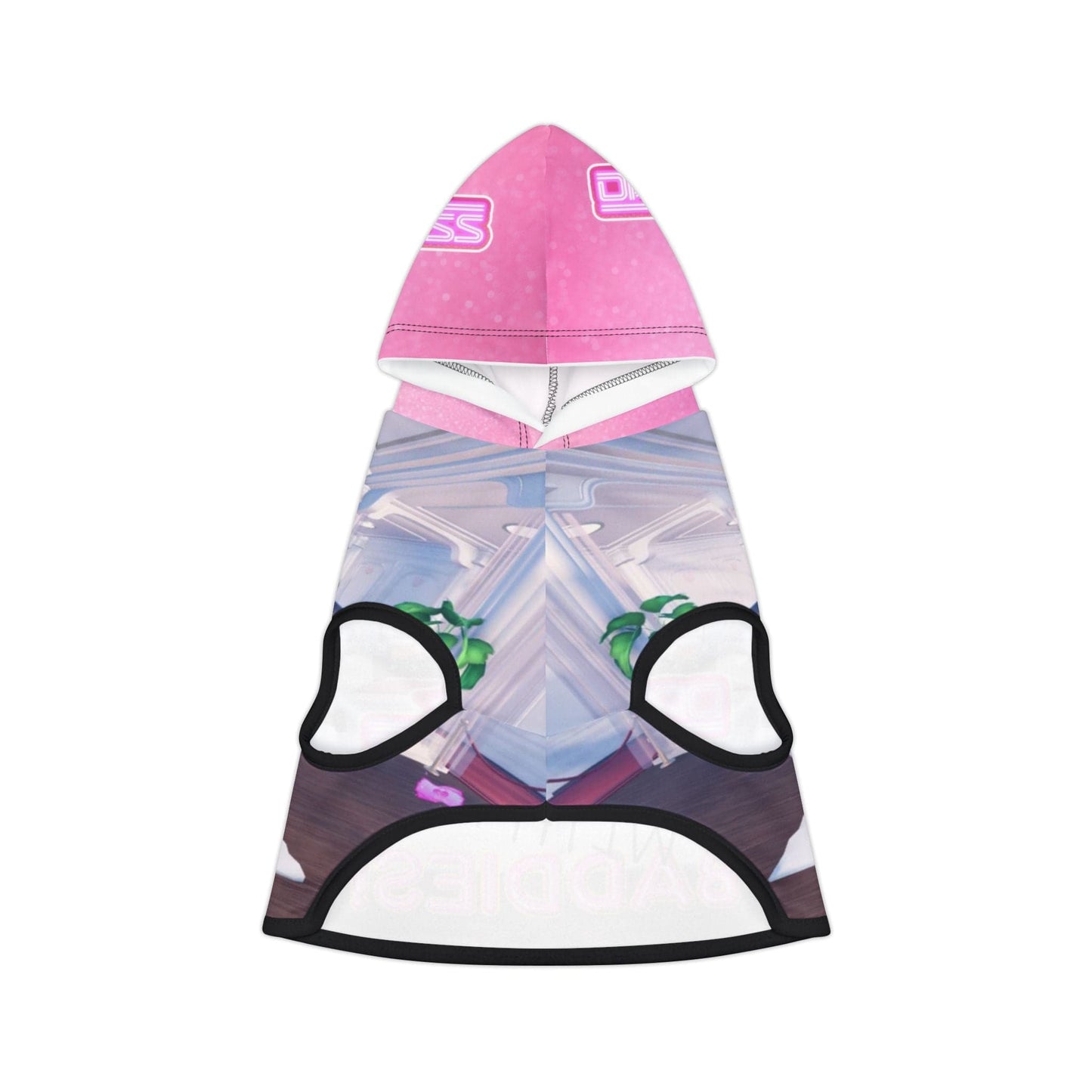 Printify Pets XXS / Black Rib I play Dress to Impress with my BADDIES DTI Dress to Impress Roblox Fashion Game Dog Cat Pet Hoodie