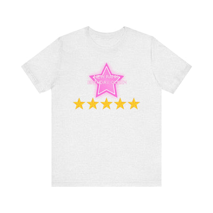 Printify T-Shirt Ash / XS New Rank BIRTHDAY QUEEN DTI Dress to Impress Roblox Fashion Game Unisex Jersey Short Sleeve Tee