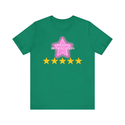 Printify T-Shirt Kelly / XS New Rank BIRTHDAY QUEEN DTI Dress to Impress Roblox Fashion Game Unisex Jersey Short Sleeve Tee