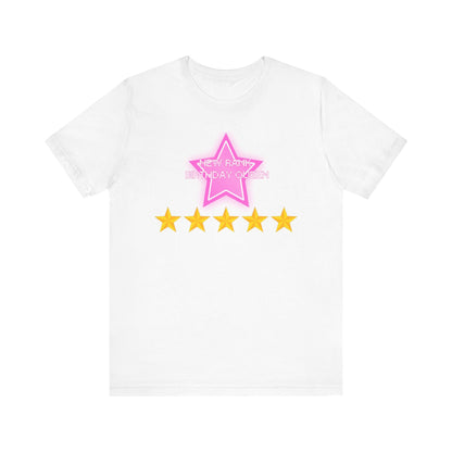 Printify T-Shirt New Rank BIRTHDAY QUEEN DTI Dress to Impress Roblox Fashion Game Unisex Jersey Short Sleeve Tee