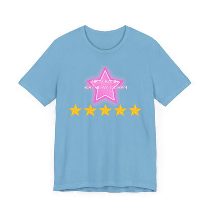 Printify T-Shirt New Rank BIRTHDAY QUEEN DTI Dress to Impress Roblox Fashion Game Unisex Jersey Short Sleeve Tee