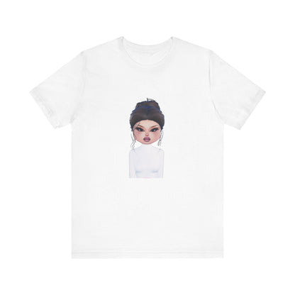 Printify T-Shirt White / XS Lana DTI Dress to Impress Roblox Fashion Game Unisex Jersey Short Sleeve Tee