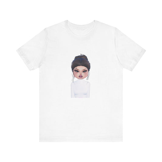 Printify T-Shirt White / XS Lana DTI Dress to Impress Roblox Fashion Game Unisex Jersey Short Sleeve Tee